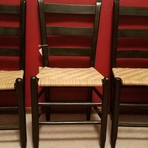 Antique Chairs with newly rewoven seat
